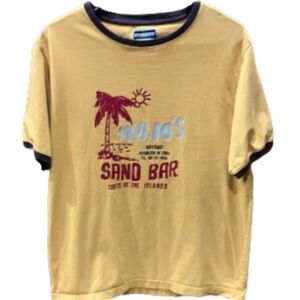 (3/$24) Whispering Smith Yellow Sand bar Vintage Style Tee Shirt  Sz L